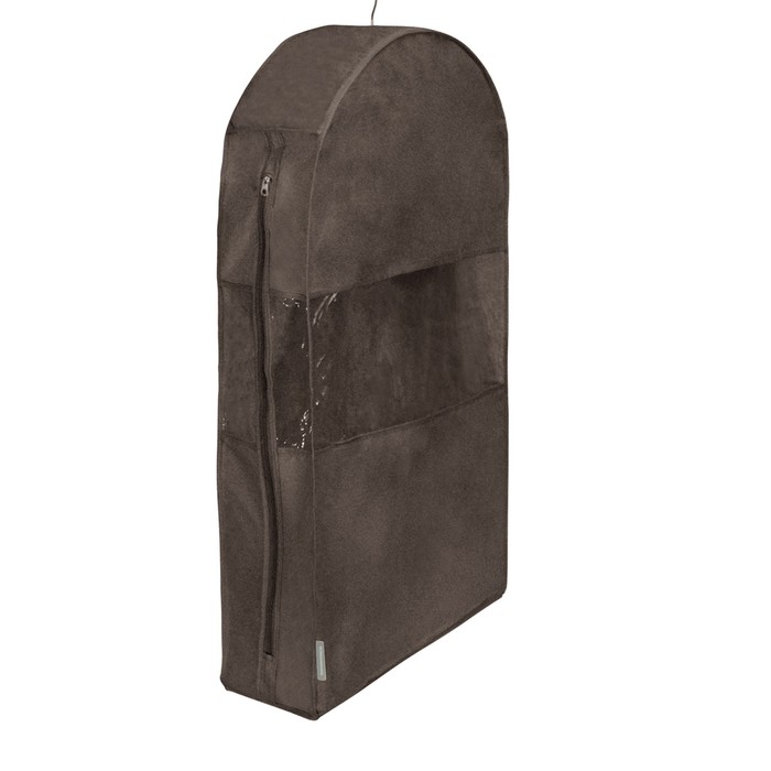 Чехол для шуб LUX короткий, цвет коричневый