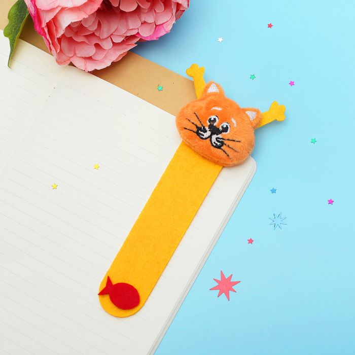 Мягкая игрушка-закладка "Кот"