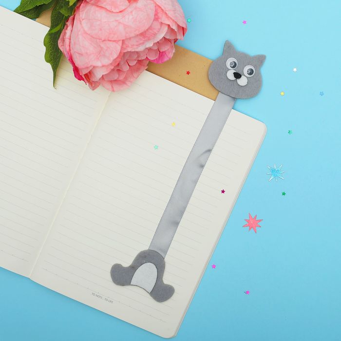 Мягкая игрушка-закладка "Котик"