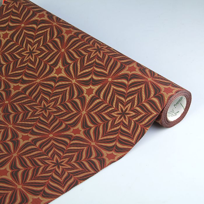 Бумага упаковочная крафт "Орнамент", 0.5 х 10 м