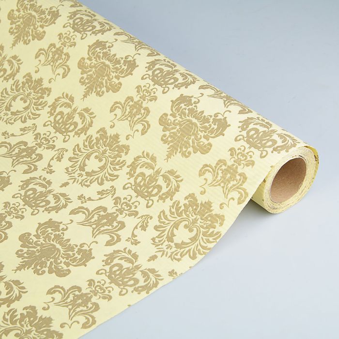 Бумага упаковочная двухсторонняя крафт "Дамаск", 0.5 х 10 м