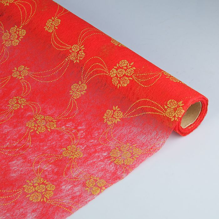 Флизелин "Бутоны", 0,5 х 10 м