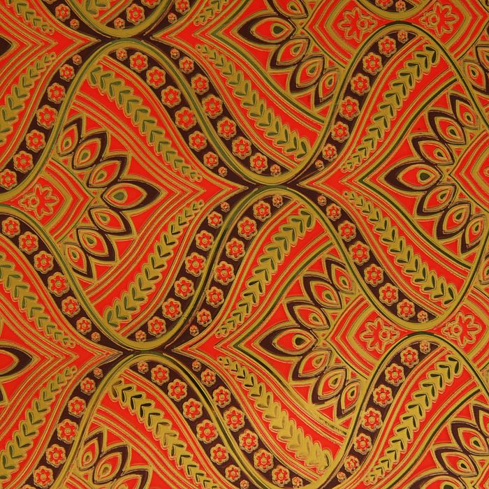 Плёнка для цветов и подарков "Маковки", 0,5 х 9 м, 30 мкм