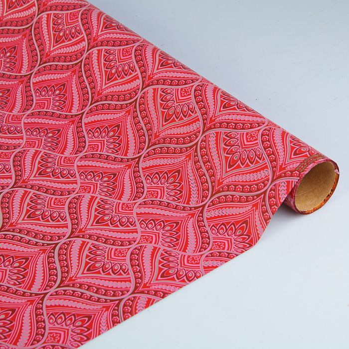 Плёнка для цветов и подарков "Маковки", 0,5 х 9 м, 30 мкм