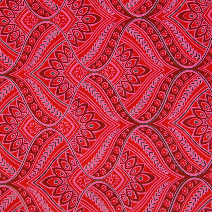 Плёнка для цветов и подарков "Маковки", 0,5 х 9 м, 30 мкм