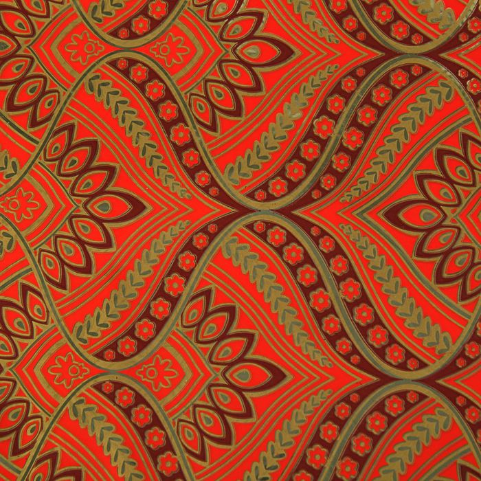 Плёнка для цветов и подарков "Маковки", 0,5 х 9 м, 30 мкм