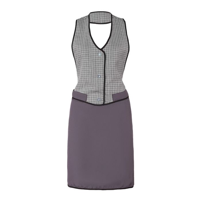 Фартук «Света», размер 44-58, рост 158-170, цвет серый