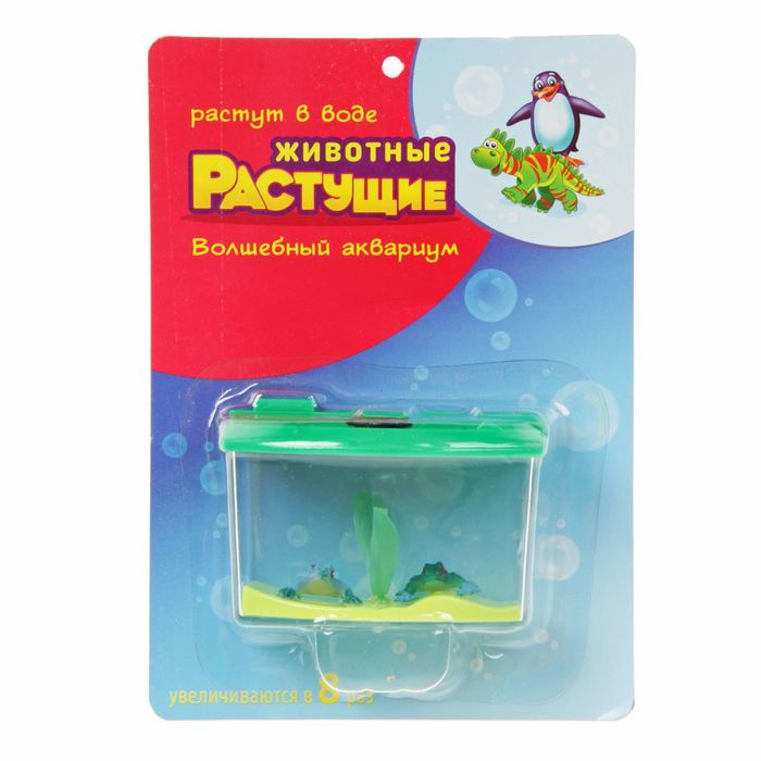 Растущие животные "Аквариум - 2 лягушки" МИКС