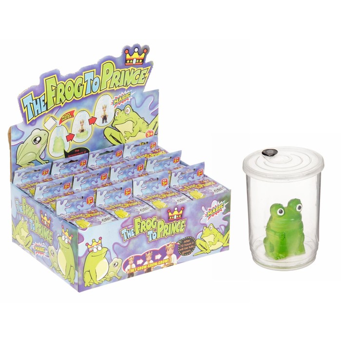 Растущие животные в банке "Лягушка царевна"