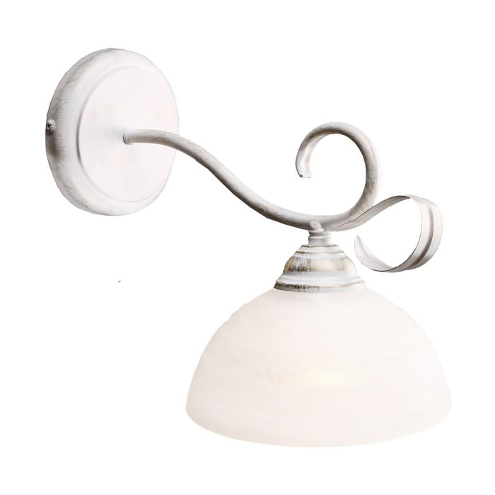 Бра "Прага" 1x60W Е14 белого 17x23x27 см