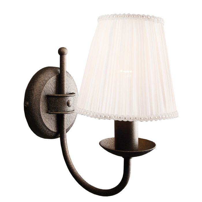 Бра "Корсо" 1x60W Е14 золотисто-коричневого 14x25x13 см