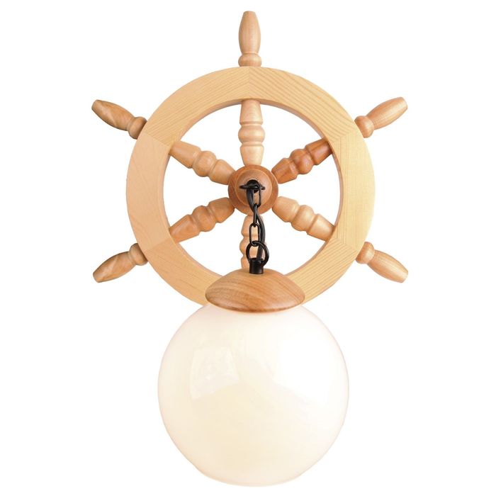 Бра "Штурвал" 1x60W E27 Сосна 37x44x22 см