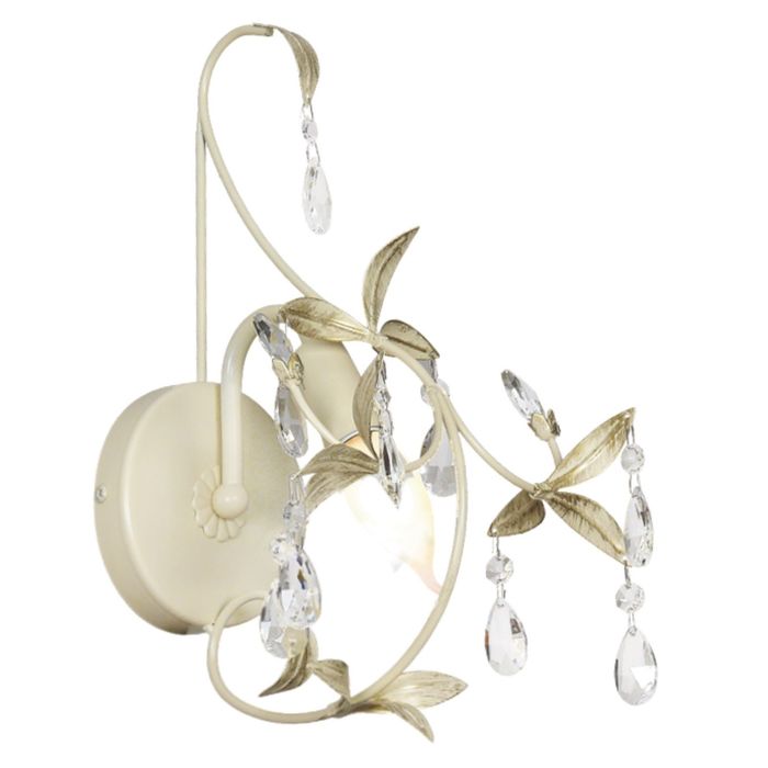 Бра "Бутон" 1x60W Е14 белого 20x40x24 см