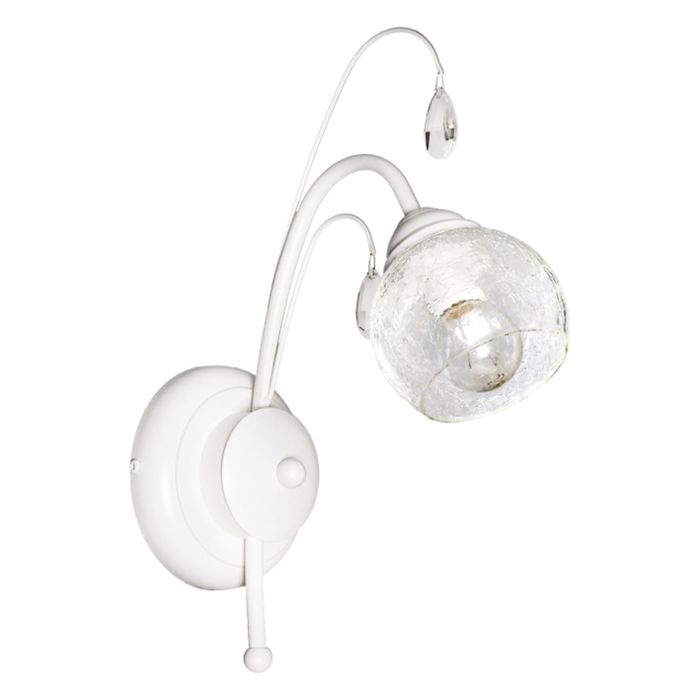 Бра "Лагуна" 1x60W Е14 белого 12x35x25 см