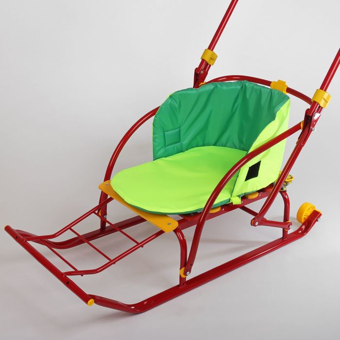 Матрас со съёмным чехлом «Слон», цвет зелёно-салатовый