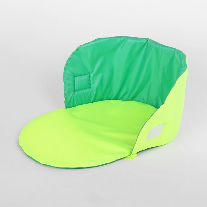 Матрас со съёмным чехлом «Снеговик», цвет зелёно-салатовый