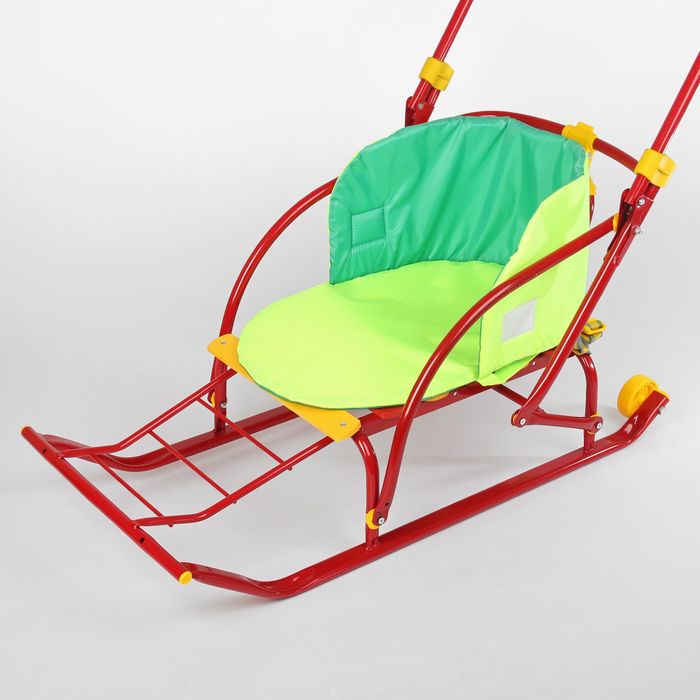 Матрас со съёмным чехлом «Снеговик», цвет зелёно-салатовый