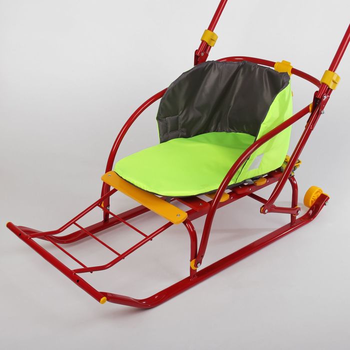 Матрас со съёмным чехлом «Медведь», цвет серо-салатовый