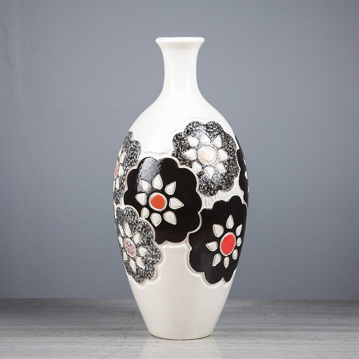 Ваза "Порто" белый  микс