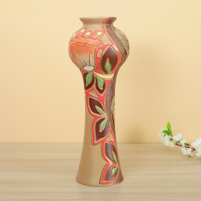 Ваза "Берлин" бежевая