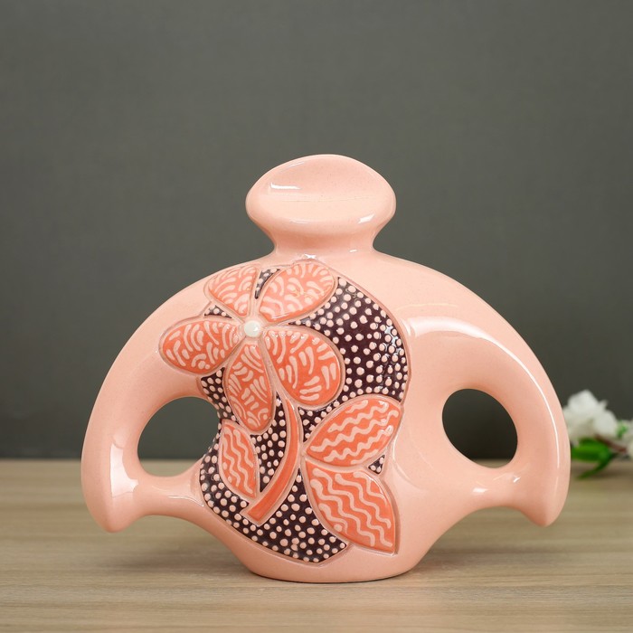 Ваза "Штурвал" розовый