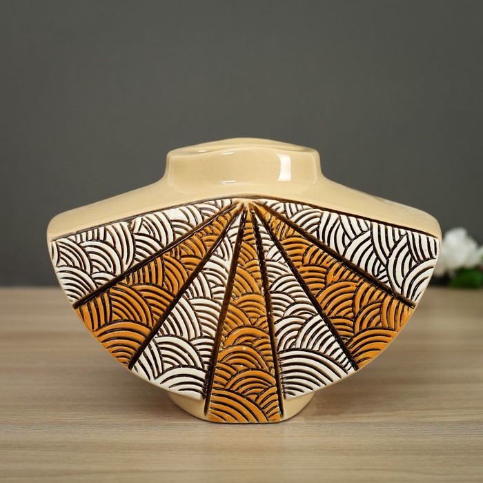 Ваза "Каллипсо"  бежевый микс