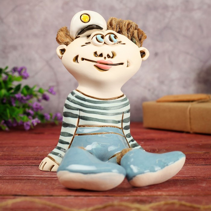 Статуэтка "Тарасик в тельняшке" 14 см