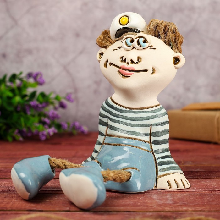 Статуэтка "Тарасик в тельняшке" 14 см