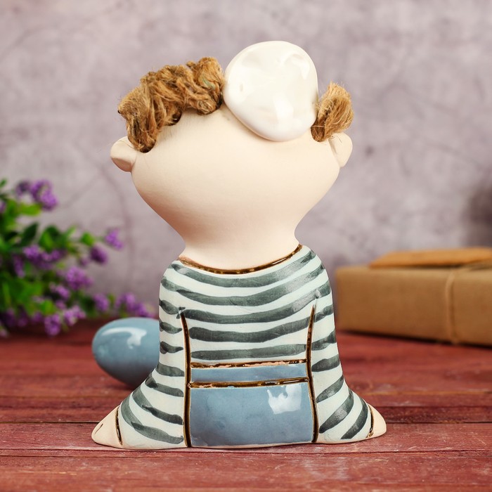 Статуэтка "Тарасик в тельняшке" 14 см