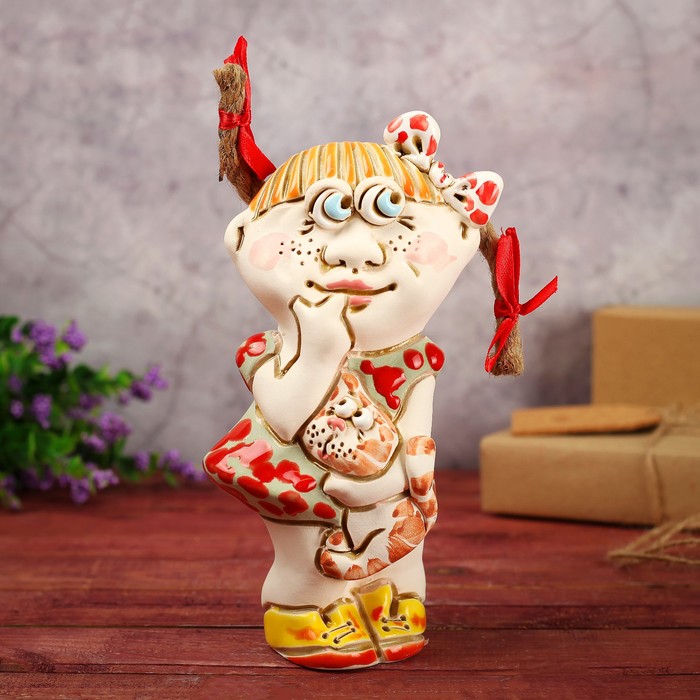 Статуэтка "Юля" 18 см  микс