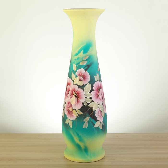 Ваза напольная "Глория" художественная роспись, акрил, №2