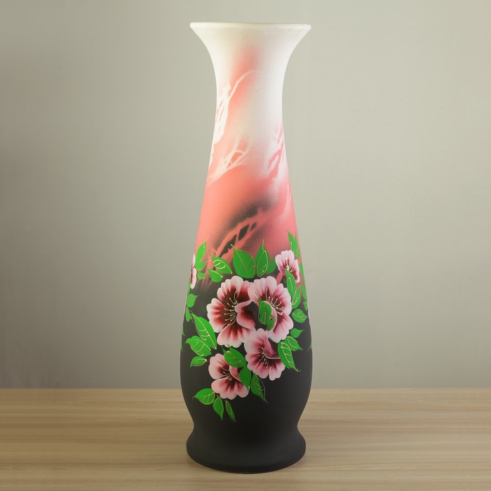 Ваза напольная "Глория" художественная роспись, акрил, №3