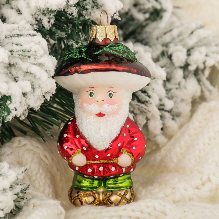Ёлочное украшение "Лесовичок" 10,5 см