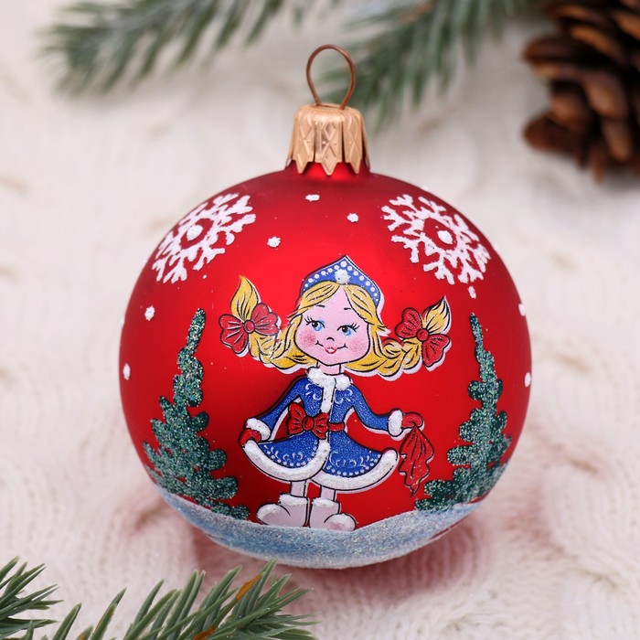 Шар "Девочка" 6,5 см