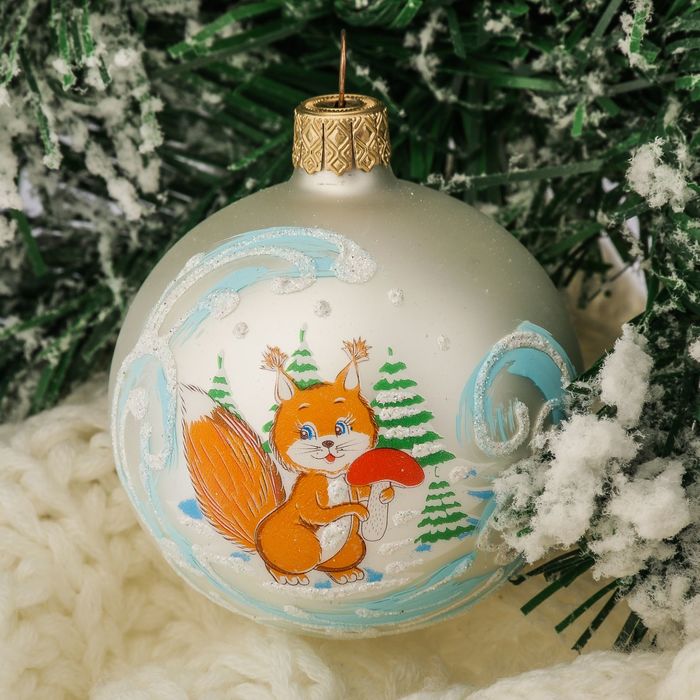 Шар "Бельчонок" 6,5 см    микс