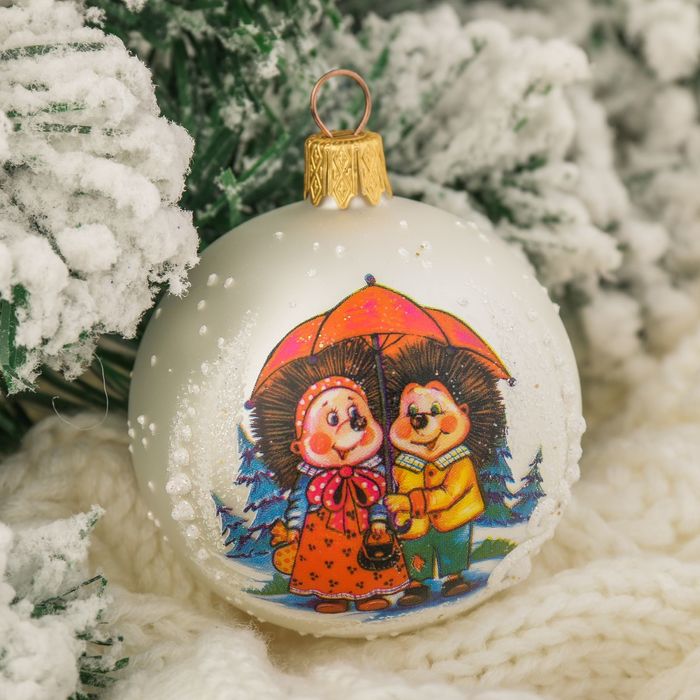 Шар "Влюблённая парочка" 6,5 см