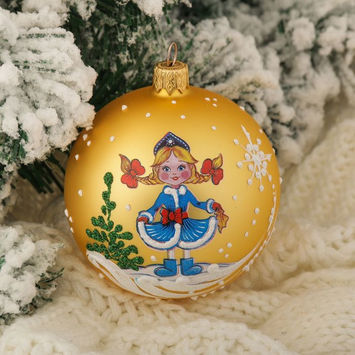 Шар "Девочка" 8,5 см