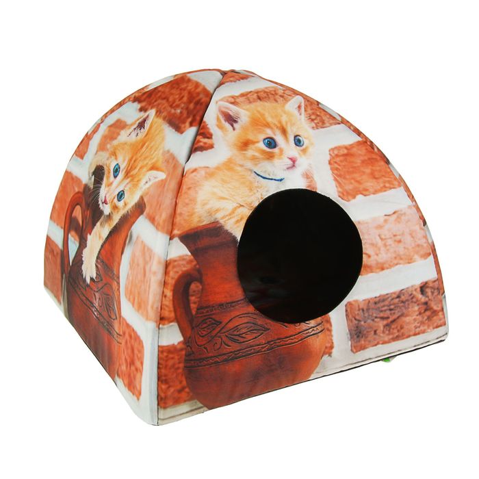 Домик-вигвам "Кошка в кувшине", 40 х 40 х 39 см