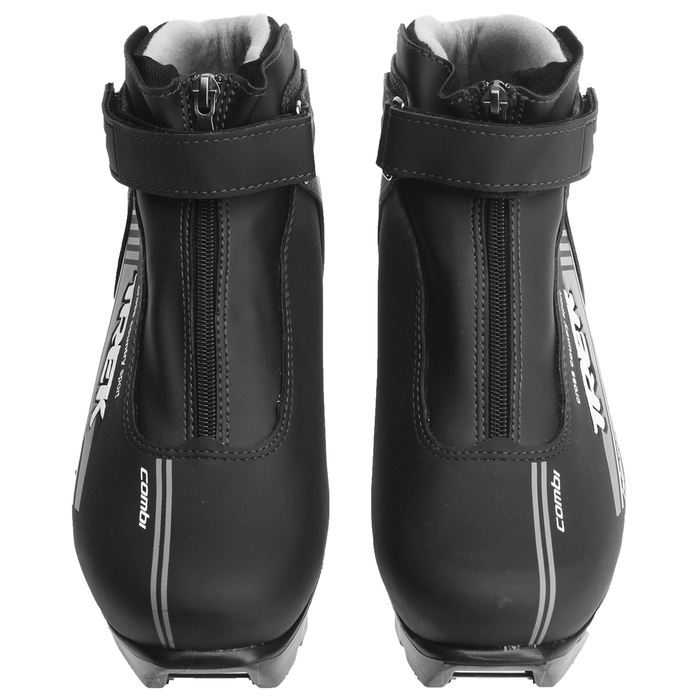 Ботинки лыжные TREK Blazzer Control NNN ИК, цвет чёрный, лого серый, размер 41