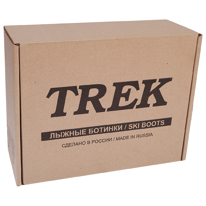 Ботинки лыжные TREK Blazzer Control NNN ИК, цвет чёрный, лого серый, размер 41