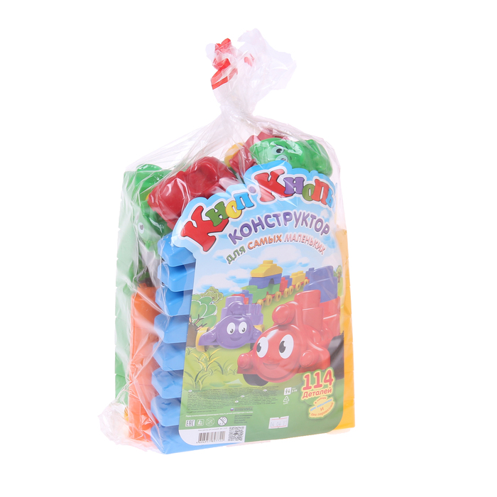 Конструктор "Кноп-Кнопыч", 114 деталей