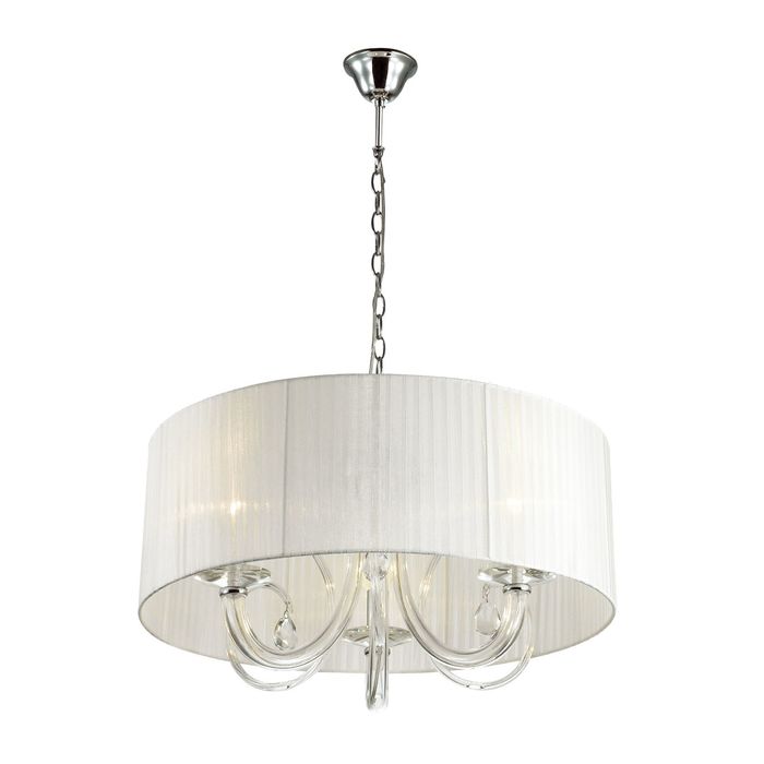 Люстра 1698-3P "Snow" 3xE14 40W хром 55x55x55 см