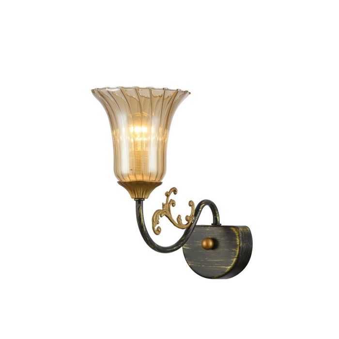 Бра 1642-1W "Kamilla" 1xE14 40W темно-коричневый 13,5x26x24 см