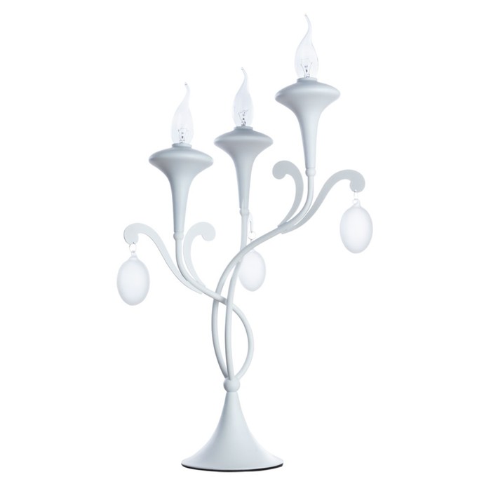 фото Настольная лампа a3239lt-3wh "montmartre" 3x40w e14 32x32x55 см arte lamp