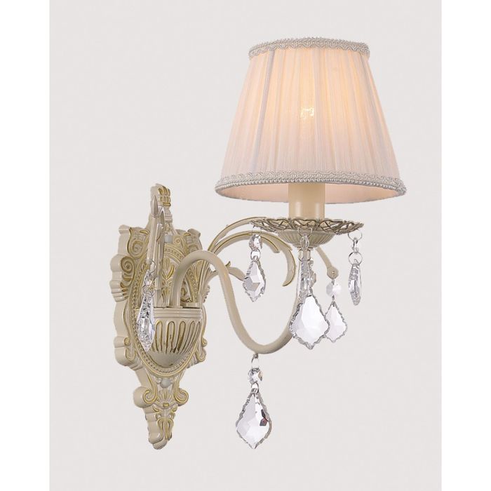 Бра "Gara" 1x40W E14 слоновая кость 16x27x35 см