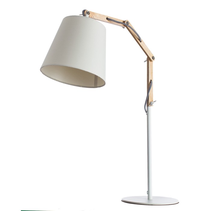 фото Настольная лампа "pinocchio" 1x60w e27 белый 20x55x63 см arte lamp