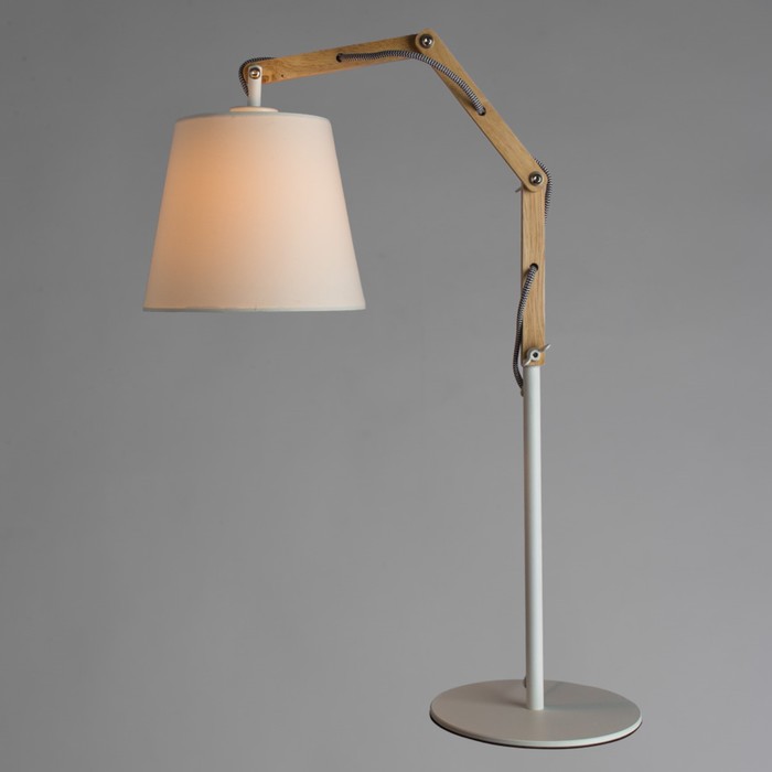 фото Настольная лампа pinocchio 1x60w e27, белый 20x55x63 см arte lamp