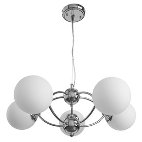 

Люстра A9432SP-5CC "Palla" 5x40W E27 62x62x25 см