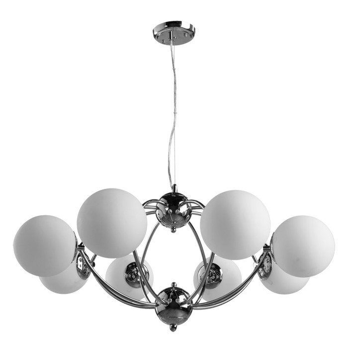 Люстра A9432SP-8CC "Palla" 8x40W E27 83x83x40 см