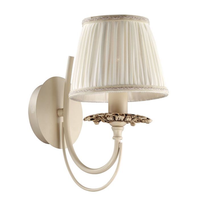 Бра 1197-1W "Ultima" 1xE14 40W слоновая кость 15x22x16 см